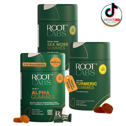 Alpha 60s + Sea Moss 60s + Turmeric 60s