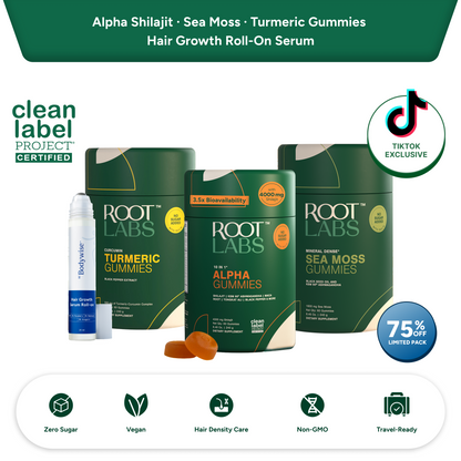 Alpha 60s + Sea Moss 60s + Turmeric 60s + HGR 25ml